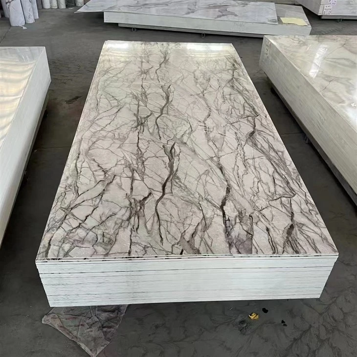 Marmuro apdailos PVC lapas