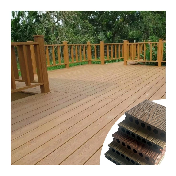 application of WPC composite decking 4