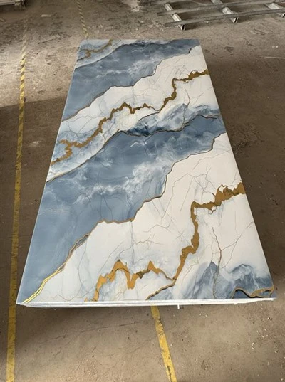 PVC marmuro lapas sienai
